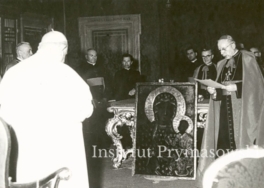 Kard. S.Wyszynski prosi Ojca sw. Jana XXIII o poblogoslawienie obrazu M.Bozej dla Australii.Rzym. 8.X.1962r.