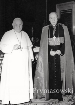 Kard. S.Wyszynski z Ojcem Sw. Janem XXIII.Rzym 1958r.